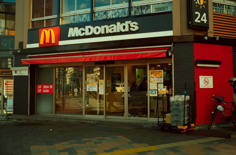 McDonald's custom neon sign installation