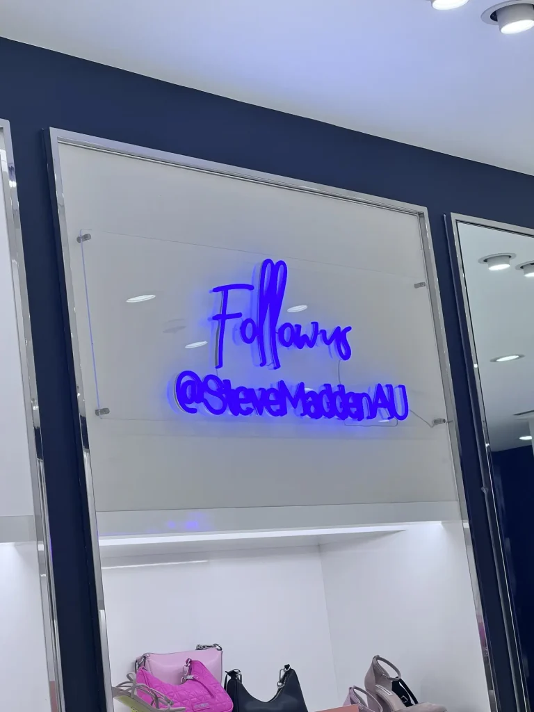 Steve Madden Australia Premium Retail Neon Signs
