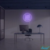 Focus On The Good Stuff LED neon sign glowing vibrant colours in Australia