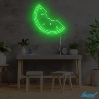 Watermelon LED neon sign glowing vibrant red and green perfect for Australian decor