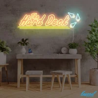 Top Gun themed LED neon sign glowing vibrant colours with a bold design in Australia