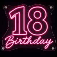 18th Birthday Neon Sign LED neon sign Australia
