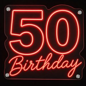 50th Birthday Neon Sign LED neon sign Australia