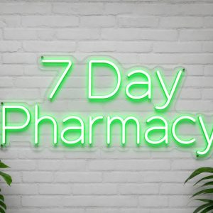 7 Day Pharmacy LED Neon Sign Australia