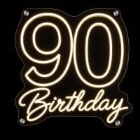 90th Birthday Neon Sign LED neon sign Australia