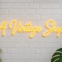 A Vintage Shop LED Neon Sign Australia