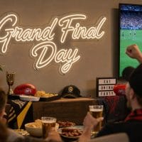 AFL Grand Final Neon Sign Australia custom LED sign for footy party and sports bar