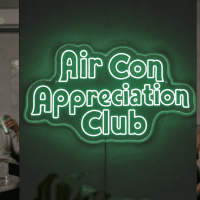 Air Con Appreciation Club Neon Sign