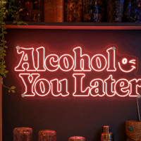 Alcohol You Later Neon Sign
