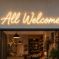 All Welcome LED Neon Sign All Welcome LED Neon Sign Australia