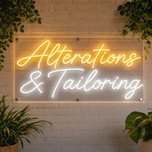 Alterations & Tailoring Neon Sign