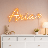 Aria Name Neon Sign