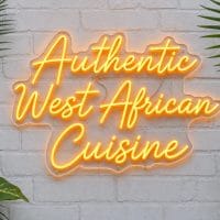 Authentic West African Cuisine LED Neon Sign Australia