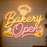 Bakery Open Neon Sign - LED Neon Sign