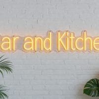 Bar and Kitchen LED Neon Sign Australia