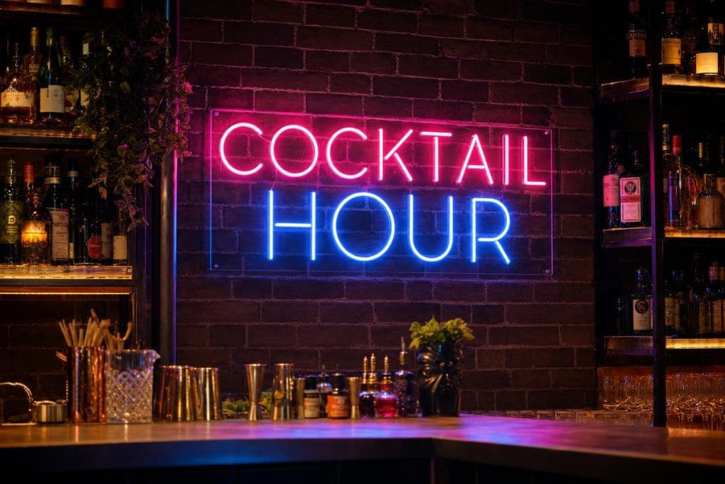 Bar neon sign cost Australia - custom LED bar signs from Beyond Neon Signs