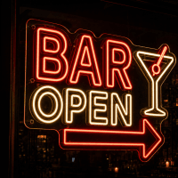 BAR OPEN Neon Sign - LED Neon Sign Australia