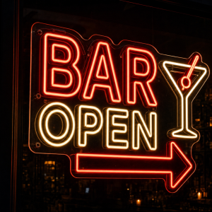 BAR OPEN Neon Sign - LED Neon Sign Australia