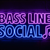Bass Line Social Neon Sign LED neon sign Australia