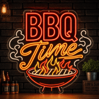 BBQ Time Neon Sign - LED Neon Sign