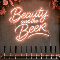 Beauty and the Beer Neon Sign