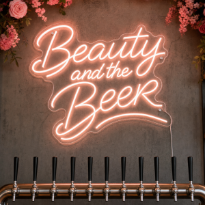 Beauty and the Beer Neon Sign