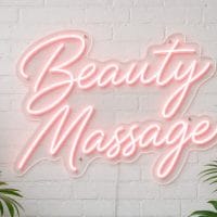 Beauty Massage LED Neon Sign Australia