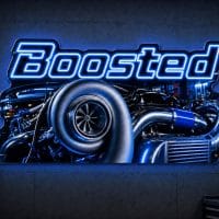 Boosted LED Neon Sign