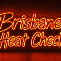 Brisbane Heat Check Neon Sign - Australian LED Neon Sign