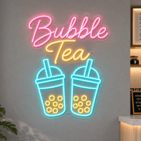 Bubble Tea Neon Sign - LED neon sign for bubble tea shops