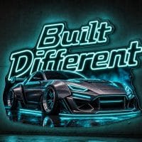 Built Different LED Neon Sign