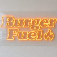 Burger Fuel neon sign custom LED neon light for burger restaurant fast food Sydney Australia