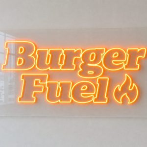Burger Fuel neon sign custom LED neon light for burger restaurant fast food Sydney Australia