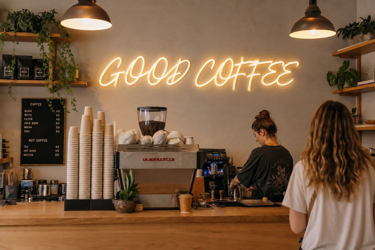 Cafe neon sign price Australia - custom LED cafe signs Beyond Neon Signs
