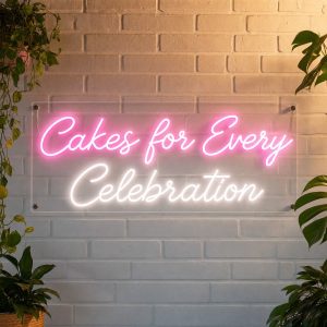 Cakes for Every Celebration Neon Sign Cakes for Every Celebration Neon Sign