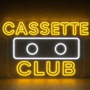 Cassette Club Neon Sign LED neon sign Australia