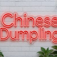 Chinese Dumpling LED Neon Sign Australia