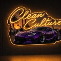 Clean Culture LED Neon Sign