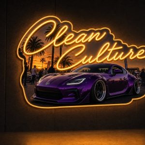 Clean Culture LED Neon Sign