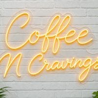 Coffee N Cravings LED Neon Sign Australia