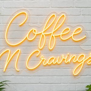 Coffee N Cravings LED Neon Sign Australia