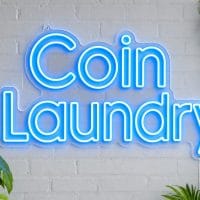 Coin Laundry LED Neon Sign Australia