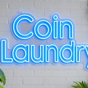 Coin Laundry LED Neon Sign Australia