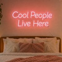 cool-people-live-here-led-neon-sign Cool People Live Here LED Neon Sign Australia