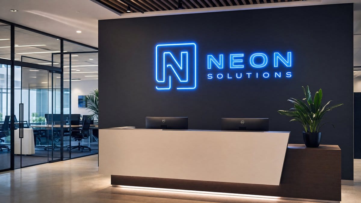 Corporate office neon sign cost Australia - custom LED logo signs for offices