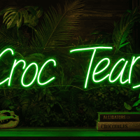 Croc Tears Neon Sign - Australian LED Neon Sign