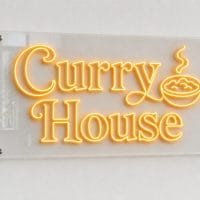 Curry House neon sign custom LED neon light for Indian restaurant curry shop Sydney Australia