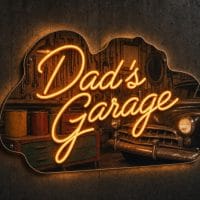 Dads Garage LED Neon Sign