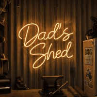 Dad's Shed Neon Sign - Australian LED Neon Sign