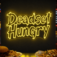Deadset Hungry Neon Sign - Australian LED Neon Sign
